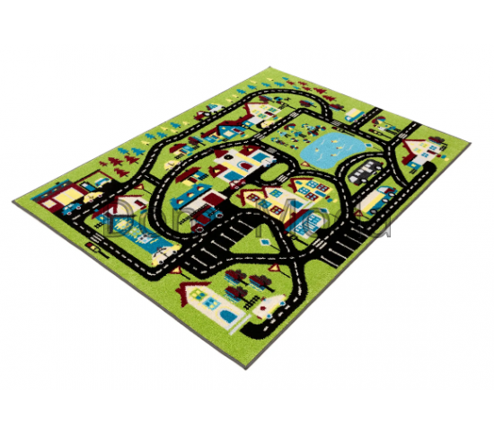 Детский ковер Funky Top Miasto C Zielony Купить в интернет магазине ДомоМода Детский ковер Funky Top Miasto C Zielony - высокое качество по лучшей цене в Украине